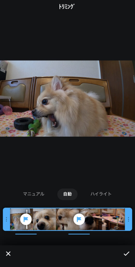トリミング