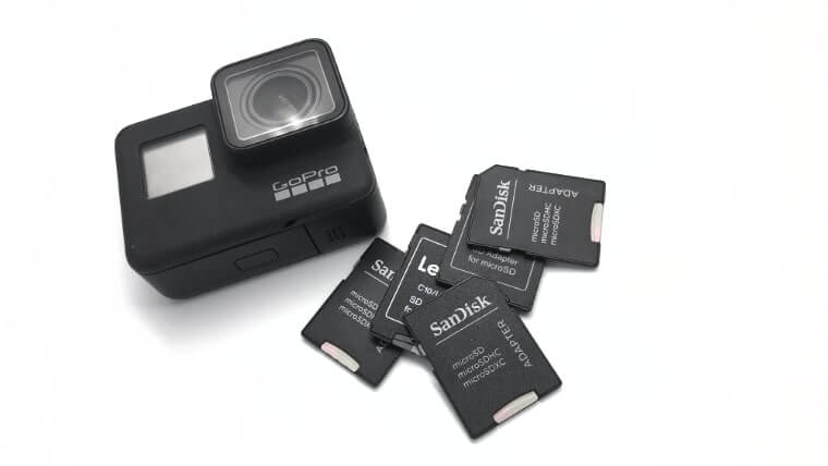 激安超特価 定価40000円 ゴープロ7 ホワイト カメラ 32GB SDカード付き 