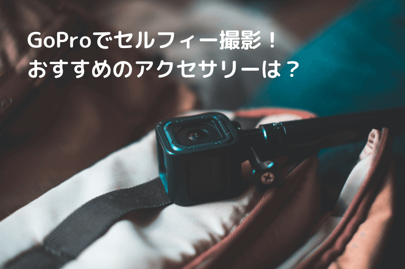 Goproのセルフィー撮影はアクセサリー使いに成功あり タビショットプラス