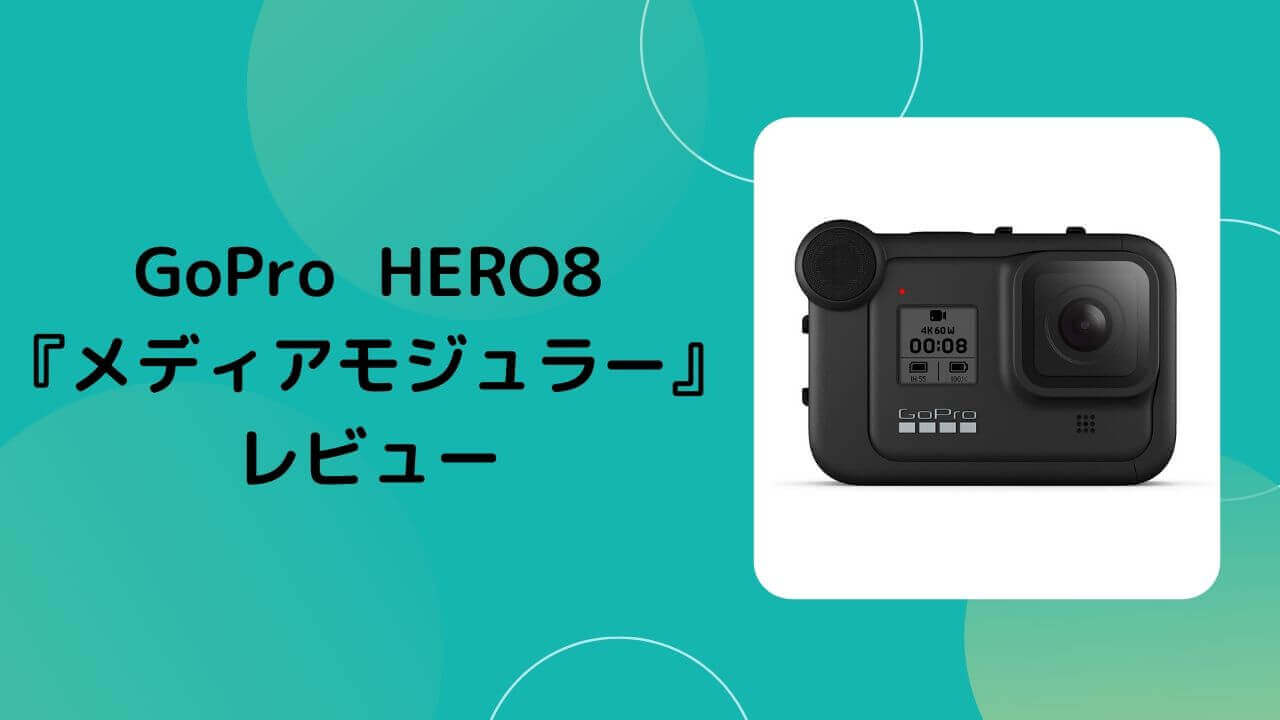 GoPro HERO8対応アクセサリー『メディアモジュラー』レビュー | タビ