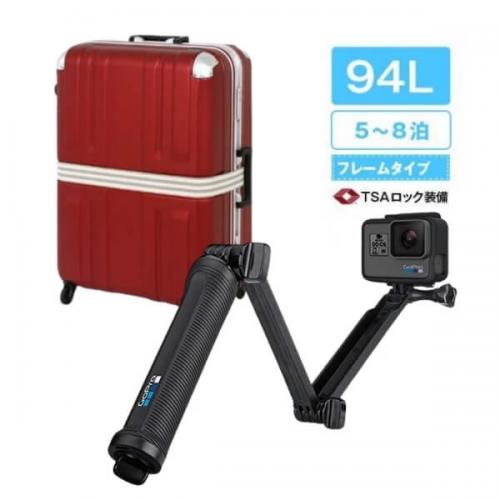 GoPro HERO6+スーツケース 大サイズ 94L(ベルト付き)