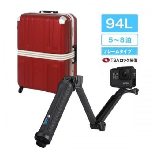 GoPro HERO7+スーツケース 大サイズ 94L(ベルト付き)