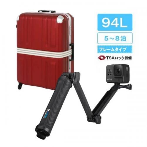 GoPro HERO8+スーツケース 大サイズ 94L(ベルト付き)